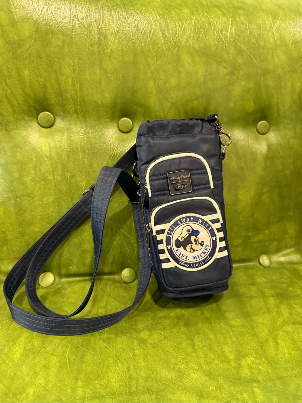 Disney Lug Huggie SE Sailaway with Mickey Bottle Crossbody Bag